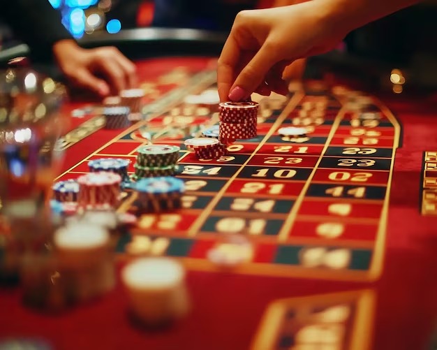 Live Blackjack table with professional dealer and multi-camera setup on janjitoto login